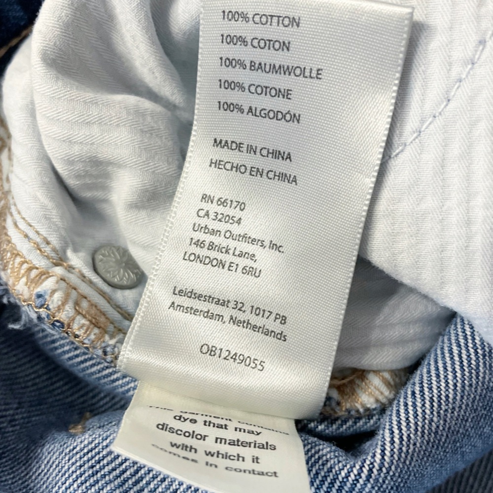 Free People We The Free Jean Shorts Loving Good Vibrations Women’s 29 Distressed - Picture 11 of 12